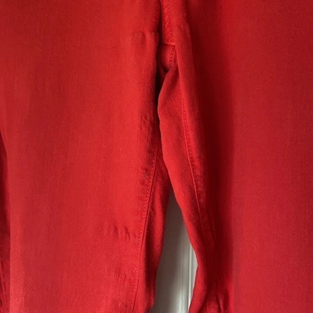 O2 Denim Red Flare Jeans - Picture 4 of 5